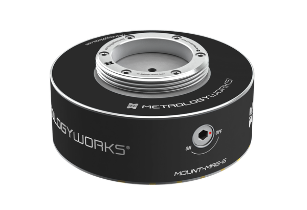 6" Magnetic Mount for Portable CMM Arm (including FARO, Hexagon / Romer , Kreon, etc)